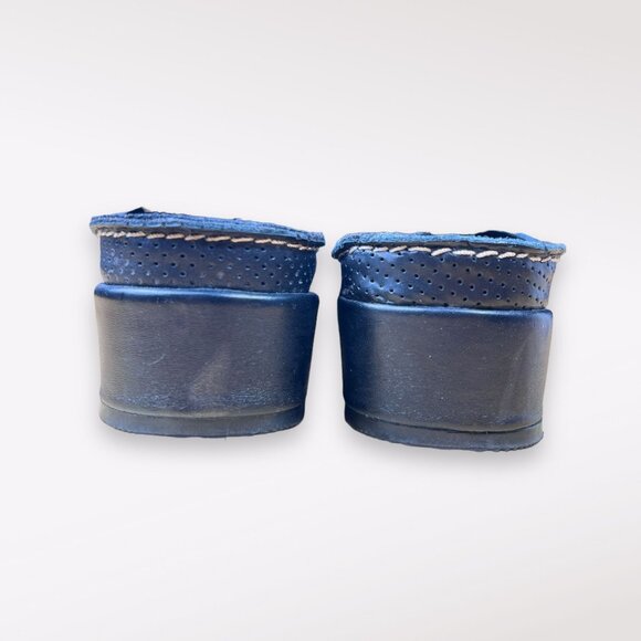 Aerosoles Leather Sandals Black Open Toe Slip On Size 6.5 - Picture 9 of 10